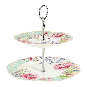 Nuova R2S 2-Tier Chinoiserie Cake Plate Multicolor 20 x 26cm Nuova R2S 2-Tier Chinoiserie Cake Plate Multicolor 20 x 26cm